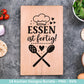 Plotterdatei Kochen SVG – Deutsche Küchensprüche – Küche Laserdatei – Chefkoch SVG – Geschenkidee Holzbrett – Weihnachten Deko – Cricut Svg