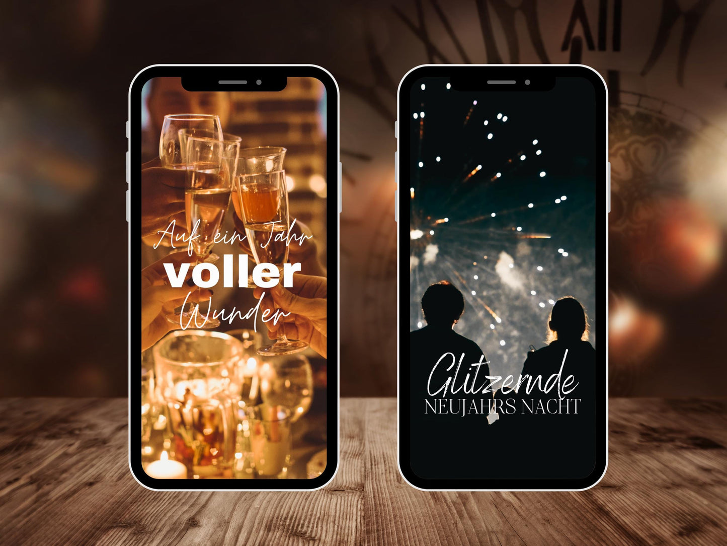 200 Instagram Story Sticker Silvester 2026 – Neujahr, Feuerwerk, Party & Abend – PNG Sprüche für Insta Stories – Digitales Silvester Set