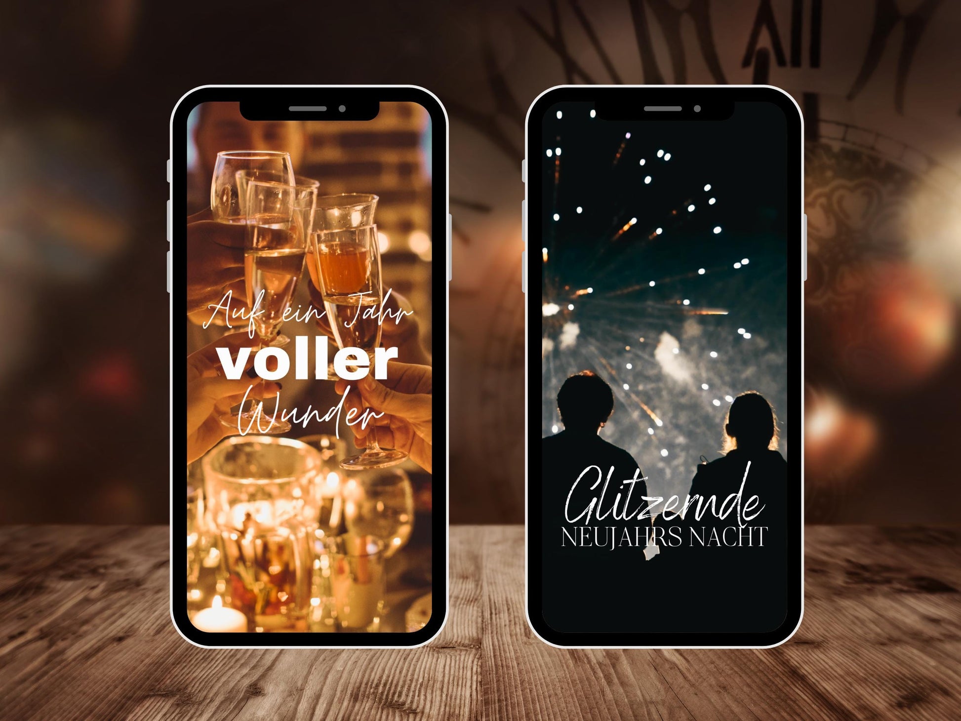 200 Instagram Story Sticker Silvester 2026 – Neujahr, Feuerwerk, Party & Abend – PNG Sprüche für Insta Stories – Digitales Silvester Set