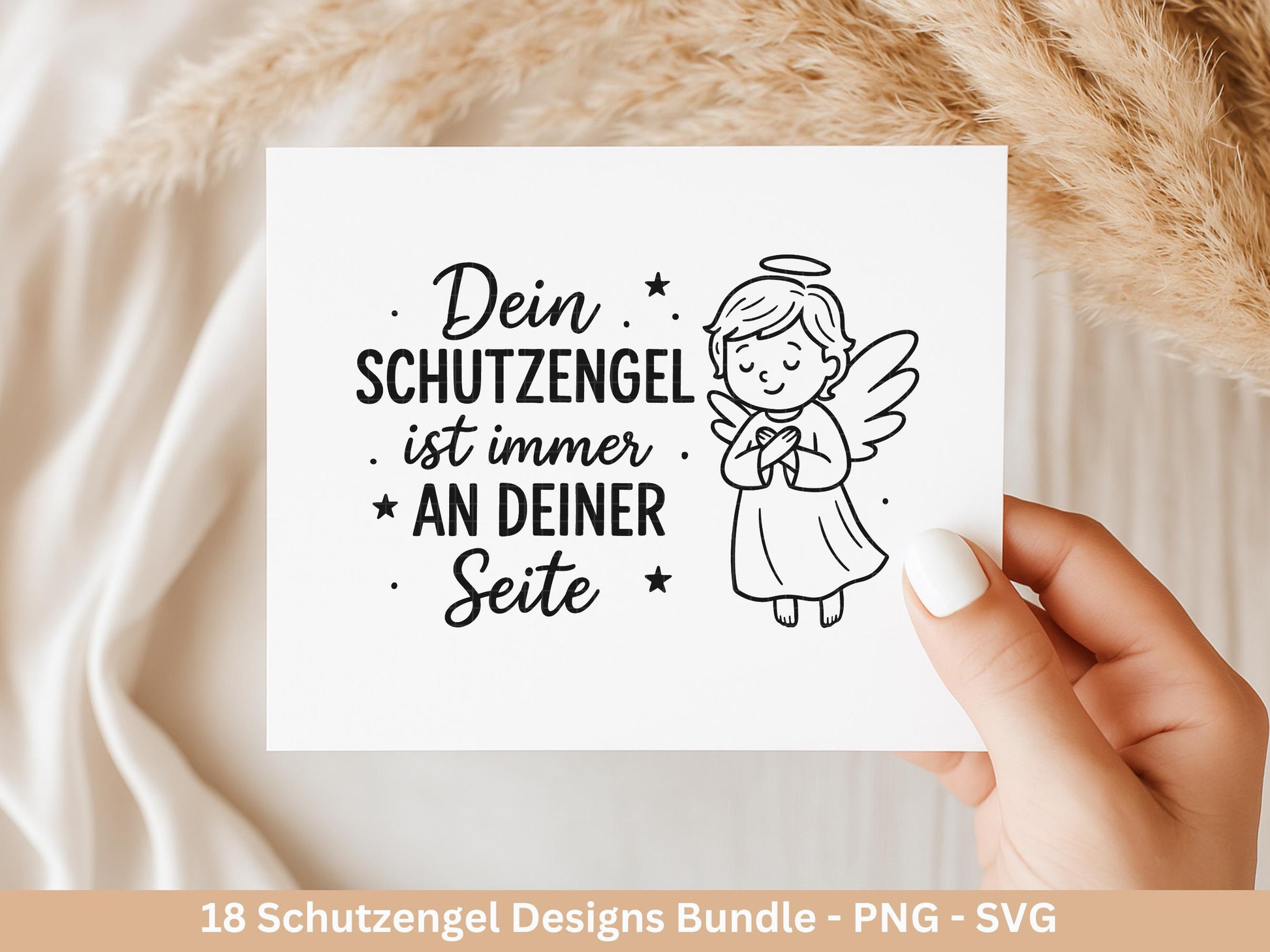 Plotterdatei Schutzengel - Engel svg - Deutsche Sprüche - Laserdatei Schutzengel - Schutzengel Sprüche - Schutzengel svg - Cricut Svg Datei