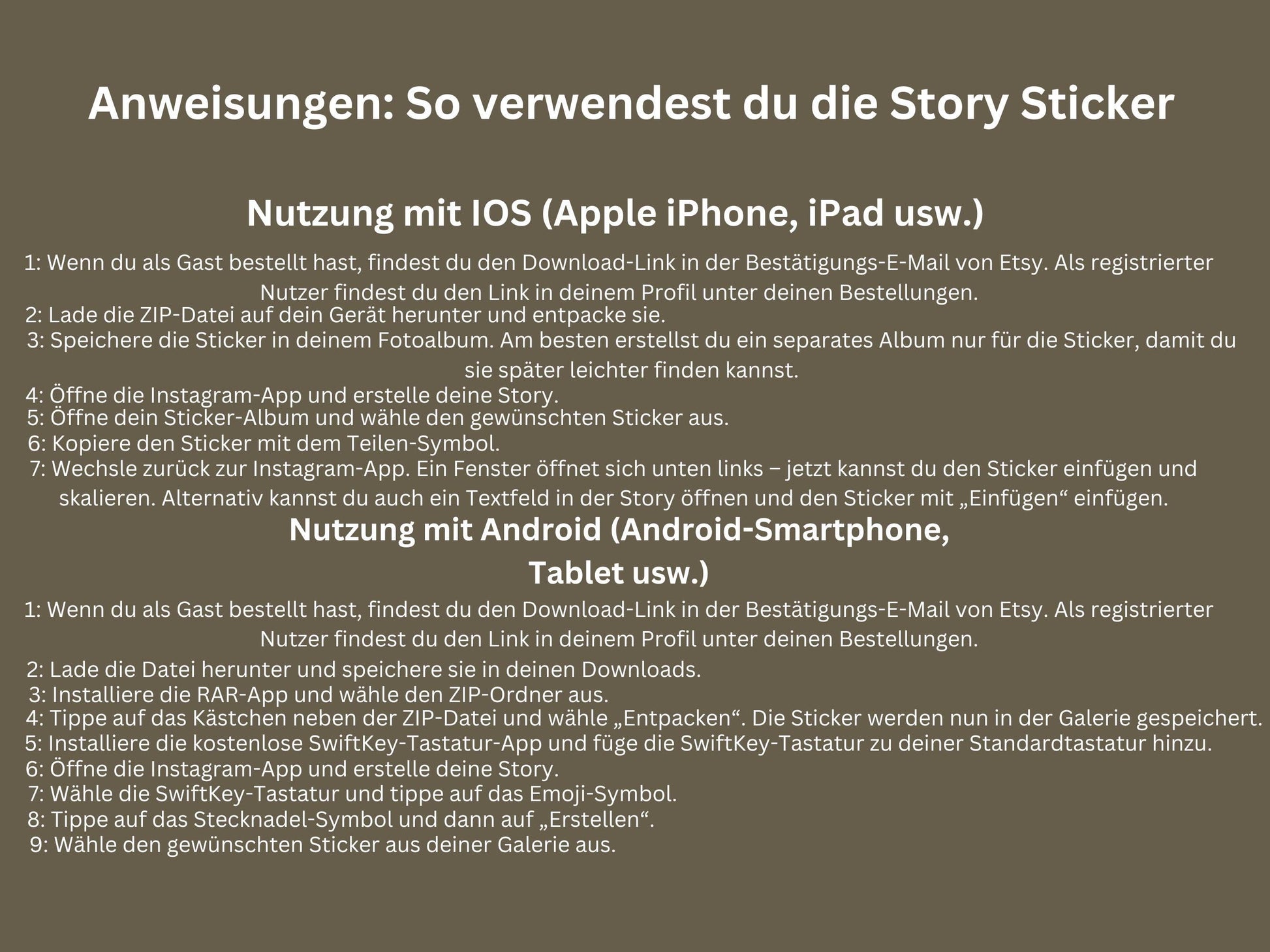 120 Instagram Story Sticker Tagessprüche – Schönen Tag, Abend & Wochenende – PNGs für Insta Stories – Positive Sprüche Basic Deutsch Insta