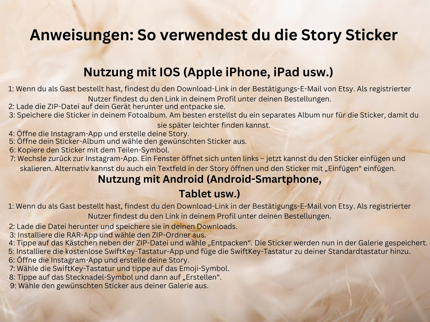 160 Instagram Story Sticker – Deutsch | Alltag | Kaffee | Humor | Home | Storysticker Daily | Basic | Kalligraphie | Guten Morgen | Sprüche