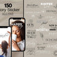 150 Instagram Story Sticker – Deutsch | Alltag | Kaffee | Humor | Home | Storysticker Daily | Basic | Kalligraphie | Guten Morgen | Sprüche