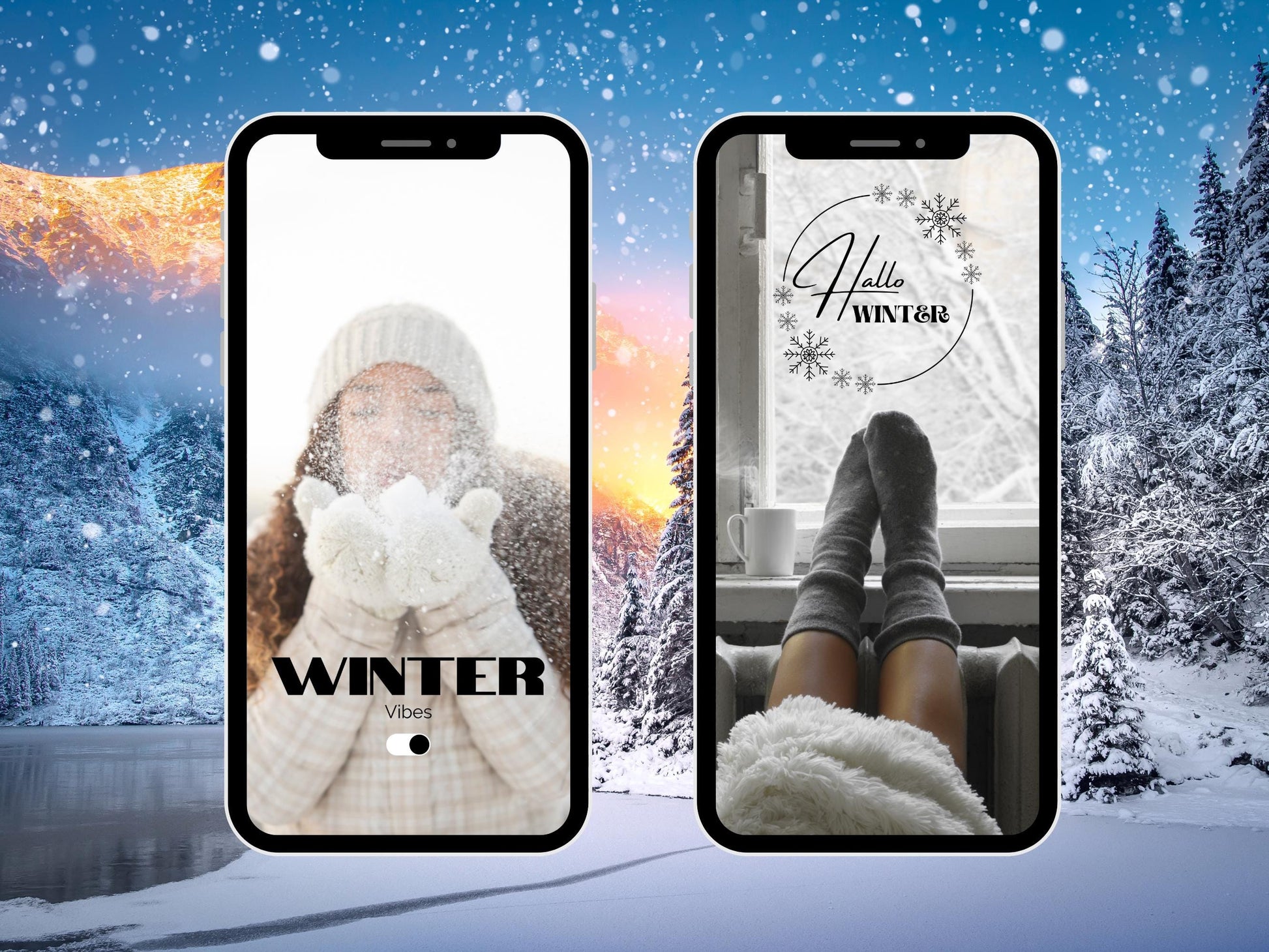 160 Instagram Story Sticker Weihnachten – Deutsch | Advent | Winter | Liebe| Home | Storysticker Daily | Basic | Kalligraphie | Sprüche