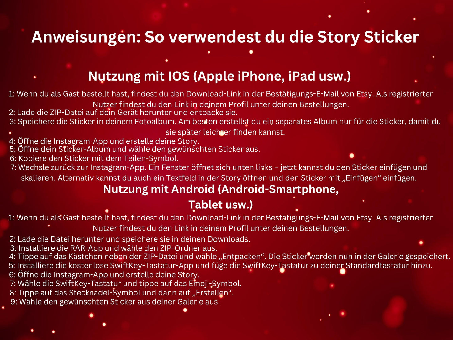 180 Instagram Story Sticker Weihnachten – Deutsch | Advent | Winter | Liebe| Home | Storysticker Daily | Basic | Kalligraphie | Sprüche