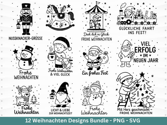 Plotterdatei Weihnachten Svg – Deutsche Schriftzüge Sprüche – Winter SVG – Laserdatei Weihnachten – Cricut Silhouette Svg Datei Home Deko