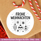 Plotterdatei Weihnachten Svg - Plotterdatei Sprüche - Schriftzüge Weihnachten deutsch - Laserdatei Weihnachten - Cricut Svg - Winter Svg
