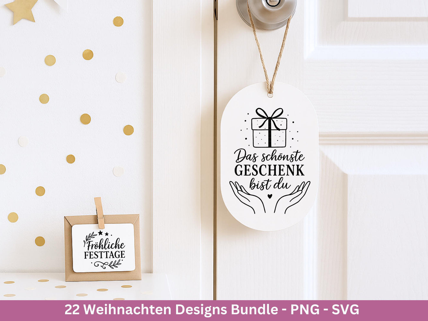 Plotterdatei Weihnachten Svg - Plotterdatei Sprüche - Schriftzüge Weihnachten deutsch - Laserdatei Weihnachten - Cricut Svg - Winter Svg