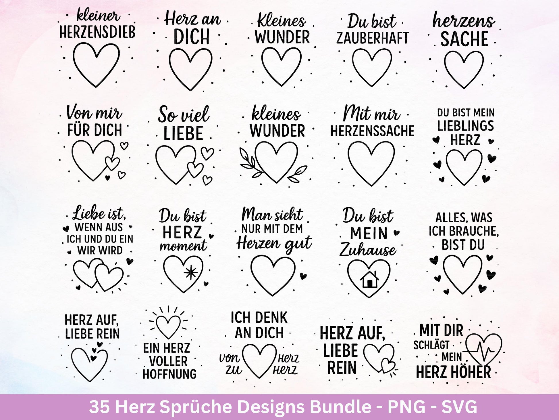Deutsche Plotterdatei Herzensmensch- Danke Svg - Beste Freundin Svg - Von Herzen svg Cricut - Lieblingsmensch Svg - Geschenk Weihnachten