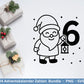 Plotterdatei Adventskalenderzahlen Svg - Adventskalender Svg - Plotterdatei Adventskalender - Plotterdatei Weihnachten - Weihnachtskalender