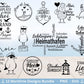 Plotterdatei Maritim - Moin Svg - Maritim Svg - Maritim Clipart - Leuchtturm Svg - Möwen Svg - Wilkommen im Norden svg - Laserdatei Home