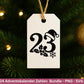 Plotterdatei Adventskalenderzahlen Svg - Adventskalender Svg - Plotterdatei Adventskalender - Plotterdatei Weihnachten - Weihnachtskalender