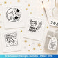 Silvester Plotterdatei - Deutsche Sprüche Svg - Weihnachten Svg - Frohes Neues Jahr 2026 - Silvester Laserdatei - Glücksschwein svg - Glück