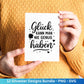 Silvester Plotterdatei - Deutsche Sprüche Svg - Weihnachten Svg - Frohes Neues Jahr 2026 - Silvester Laserdatei - Glücksschwein svg - Glück