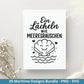 Plotterdatei Maritim - Moin Svg - Maritim Svg - Leuchtturm Svg - Möwen Svg - Nordsee & Ostsee - Laserdatei Möwe - Deutsche Sprüche Svg Datei