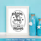 Deutsche Moin Plotterdatei - Maritim svg - Nautical Clipart - Möwen svg - Wilkommen im Norden svg - Cricut SVG - Laserdatei Möwe - Moin SVG