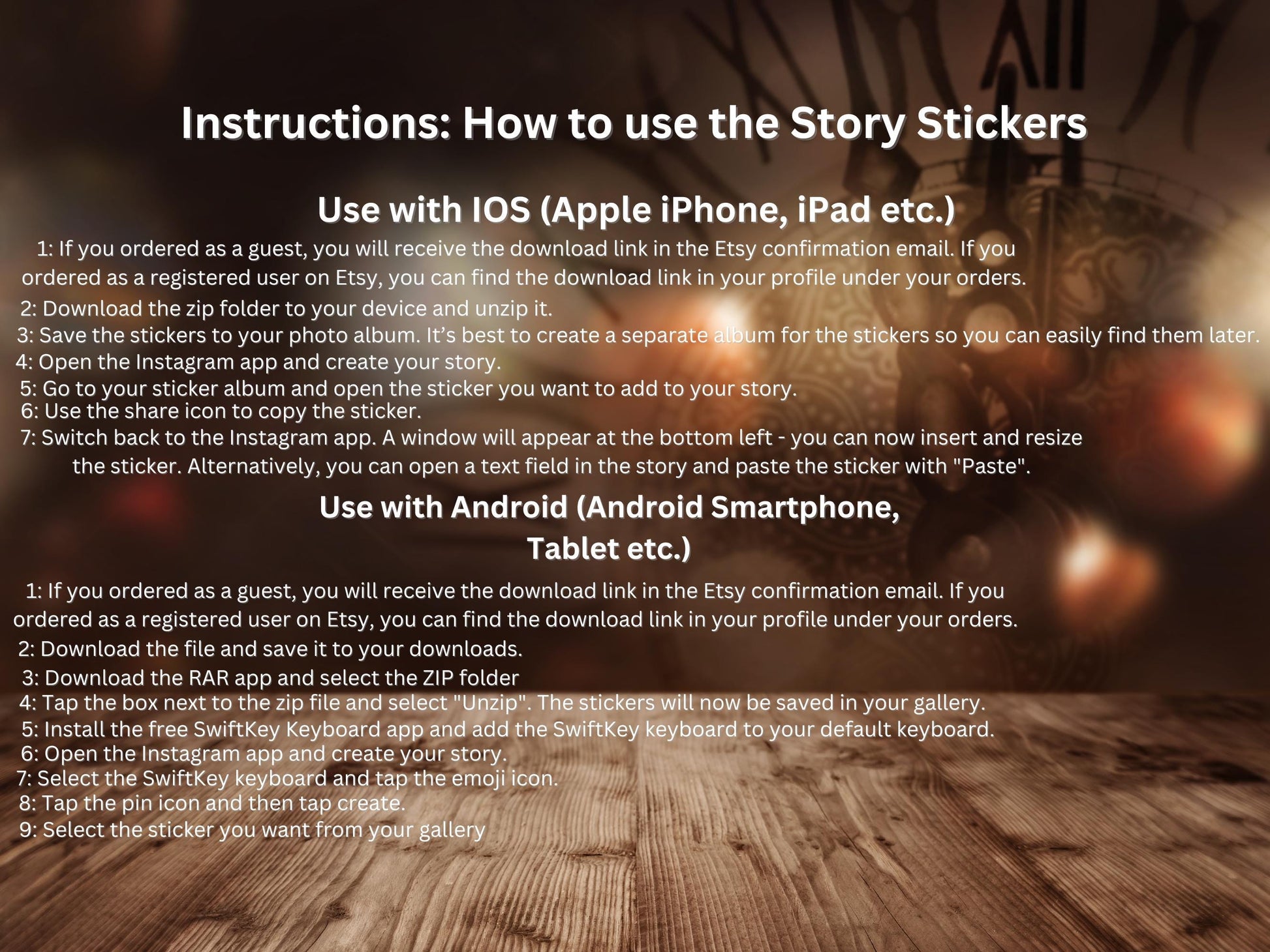 200 Instagram Story Sticker Silvester 2026 – Neujahr, Feuerwerk, Party & Abend – PNG Sprüche für Insta Stories – Digitales Silvester Set