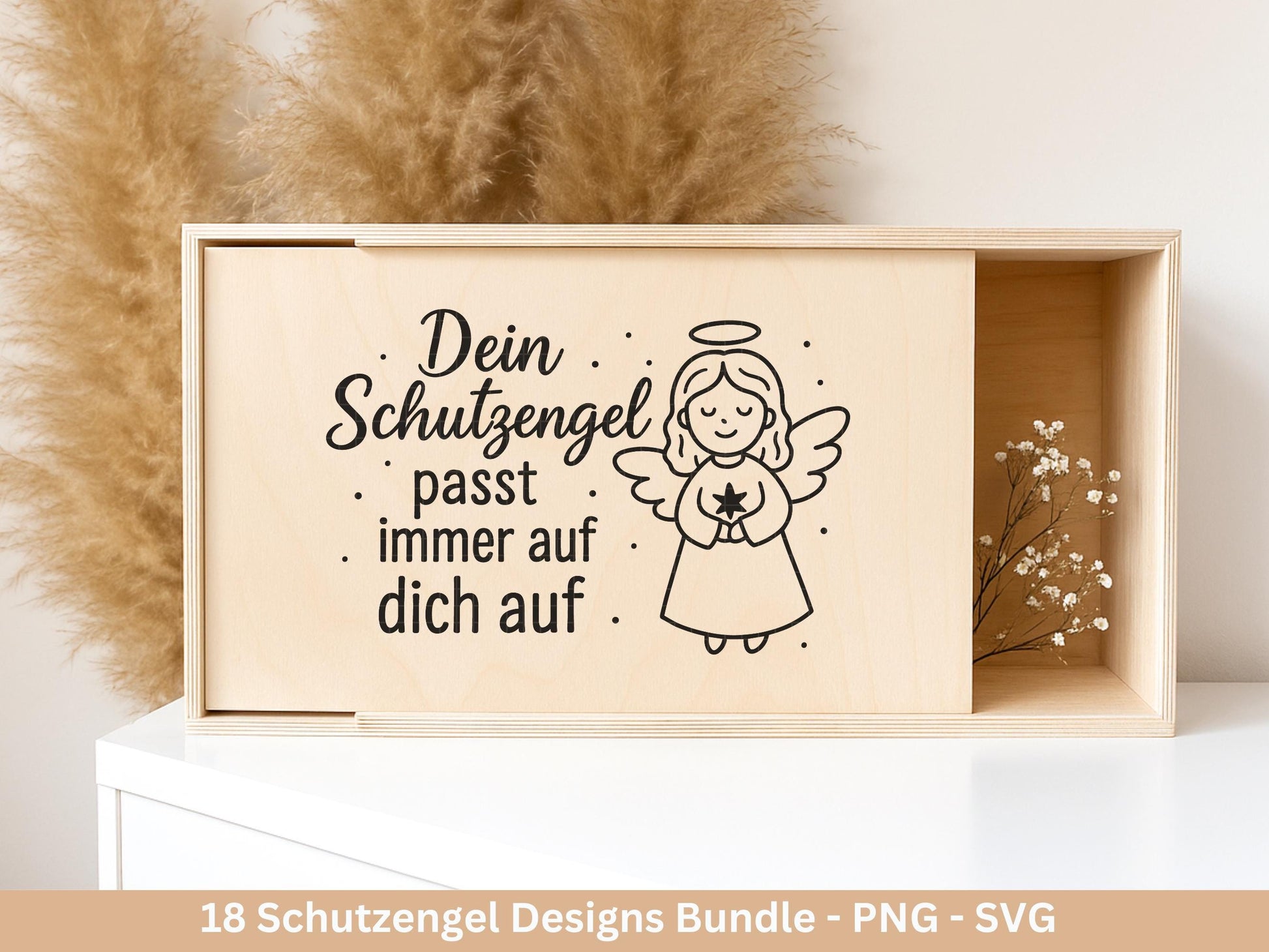 Plotterdatei Schutzengel - Engel svg - Deutsche Sprüche - Laserdatei Schutzengel - Schutzengel Sprüche - Schutzengel svg - Cricut Svg Datei