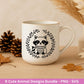 Plotterdatei Tiere - Kränze SVG Bundle - Lorbeerkranz Monogramm - Blumenkranz Svg - Weihnachten Svg - Fuchs Svg - Lasercut Cricut Svg Datei