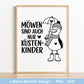 Deutsche Moin Plotterdatei - Maritim svg - Nautical Clipart - Möwe svg - Küstenliebe Svg - Cricut SVG - Laserdatei Möwe - Moin SVG - Anker