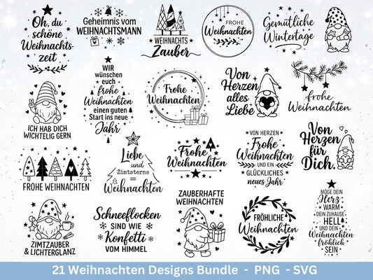 Plotterdatei Weihnachten Svg – Deutsche Schriftzüge Sprüche – Winter SVG – Wichtel Laserdatei Weihnachten – Cricut Silhouette Svg Datei Home