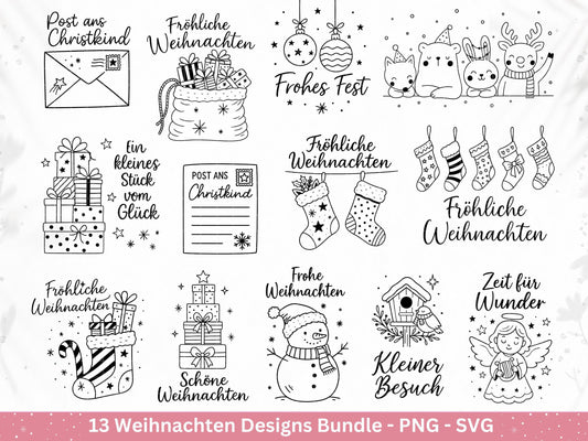 Plotterdatei Weihnachten Svg – Deutsche Sprüche Svg – Winter SVG – Laserdatei Weihnachten – Cricut Silhouette - Svg Datei Home - Frohes Fest