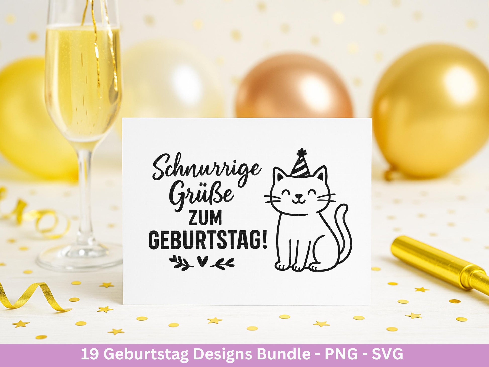 Plotterdatei Geburtstag - Geburtstagssprüche svg- Geburtstag svg- Cricut Svg Datei - Geburtstag Schriftzüge - Laserdatei Geschenkidee Png