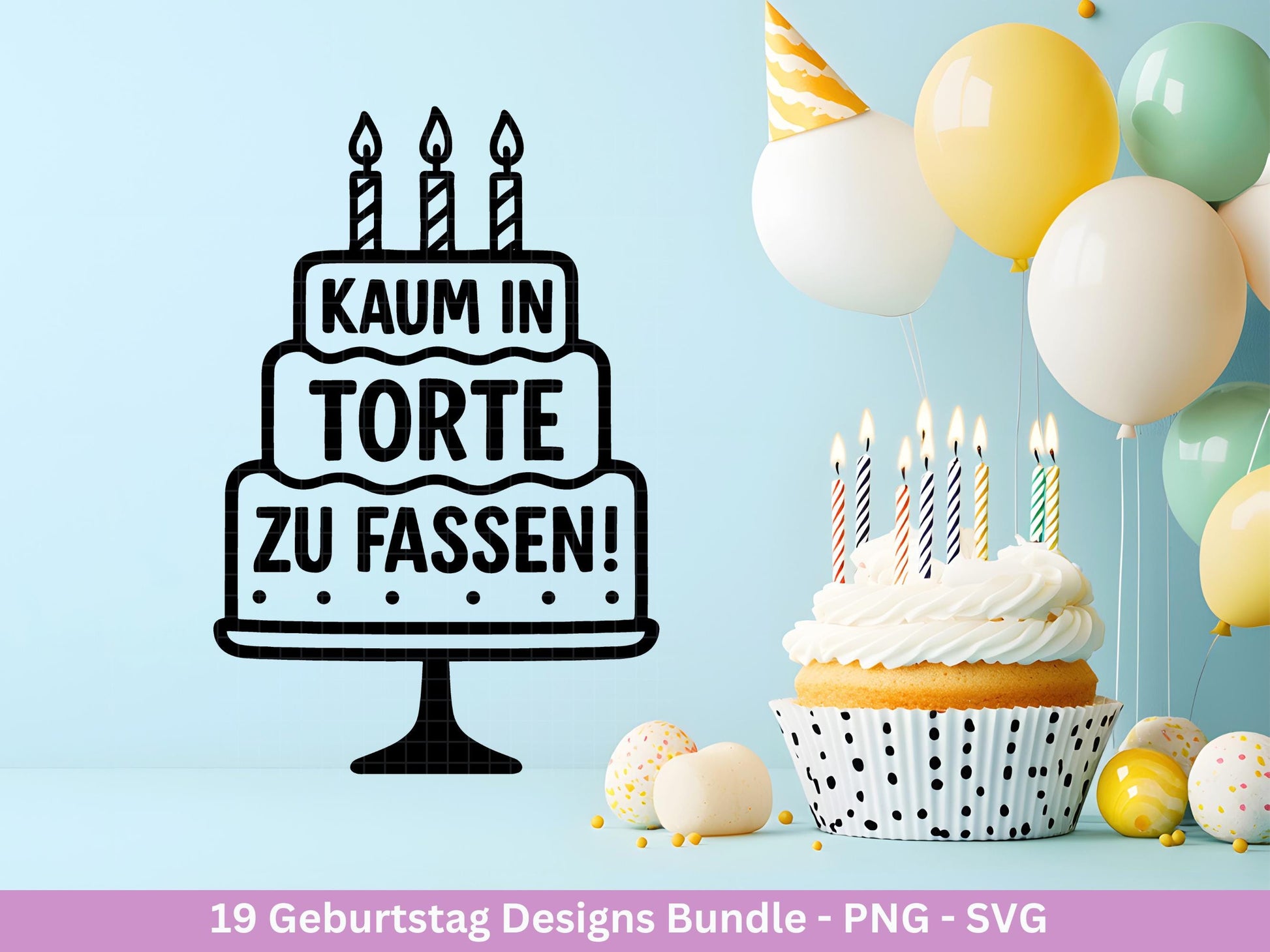 Plotterdatei Geburtstag - Geburtstagssprüche svg- Geburtstag svg- Cricut Svg Datei - Geburtstag Schriftzüge - Laserdatei Geschenkidee Png