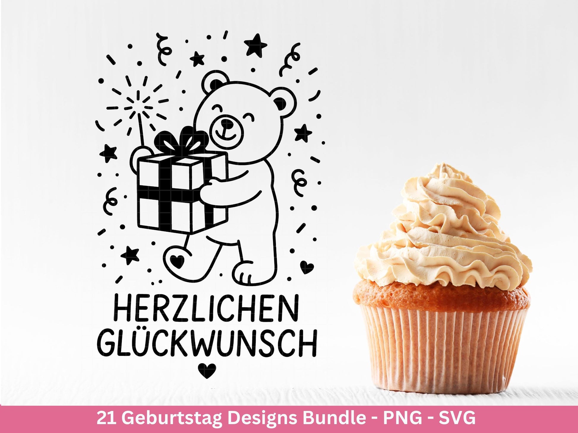 Plotterdatei Geburtstag - Geburtstagssprüche svg- Geburtstag svg- Cricut Svg Datei - Geburtstag Schriftzüge - Laserdatei Geschenkidee Png