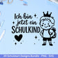 Deutsche Plotterdatei Einschulung svg png - Schulstart svg - Schulanfang Sprüche - Cricut Silhouette - Einschulung Geschenk - Schule Svg
