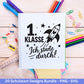 Deutsche Plotterdatei Einschulung svg png - Schulstart svg - Schulanfang Sprüche - Cricut Silhouette - Einschulung Geschenk - Schule Svg