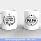 Deutsche Plotterdatei Papa- Vatertagsgeschenk - Papa svg - Deutsche Sprüche Svg - Familie Svg - Cricut svg - Laserdatei Papa - Geschenk Papa