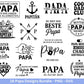 Deutsche Plotterdatei Papa- Vatertagsgeschenk - Papa svg - Deutsche Sprüche Svg - Familie Svg - Cricut svg - Laserdatei Papa - Geschenk Papa