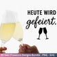 Deutsche Plotterdatei Sekt Sprüche Bundle - Sekt svg - Wein Sprüche Svg - Cricut Svg - Drinks Svg - Alkohol svg - Untersetzer Sprüche