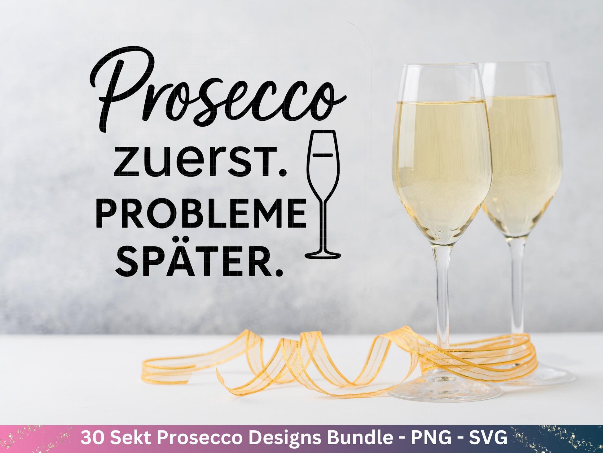 Deutsche Plotterdatei Sekt Sprüche Bundle - Sekt svg - Wein Sprüche Svg - Cricut Svg - Drinks Svg - Alkohol svg - Untersetzer Sprüche