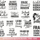 Deutsche Sprüche Plotterdatei - Positive Sprüche Svg - Lieblingsmensch Svg - Inspirierende Zitate - Positive Sprüche Svg - Pusteblumen Svg