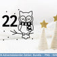 Plotterdatei Adventskalenderzahlen Svg - Adventskalender Svg - Plotterdatei Adventskalender - Plotterdatei Weihnachten - Weihnachtskalender