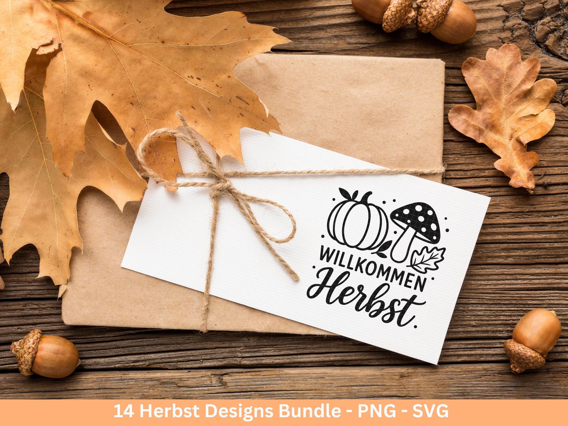 Plotterdatei Herbst - Herbst svg - Hallo Herbst - Herbstzauber svg - Laserdatei Herbst - Kürbis svg - Igel svg - Pilz svg - Herbst Sprüche