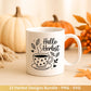 Plotterdatei Herbst - Herbst svg - Hallo Herbst - Herbstzauber svg - Laserdatei Herbst - Kürbis svg - Igel svg - Pilz svg - Herbst Sprüche