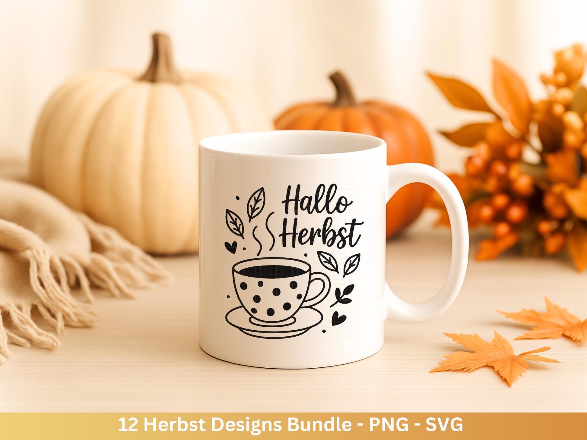 Plotterdatei Herbst - Herbst svg - Hallo Herbst - Herbstzauber svg - Laserdatei Herbst - Kürbis svg - Igel svg - Pilz svg - Herbst Sprüche