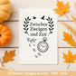 Plotterdatei Herbst - Herbst svg - Hallo Herbst - Laserdatei Herbst - Kürbis svg - Pilz svg - Deutsche Herbst Sprüche SVG Datei - Cricut