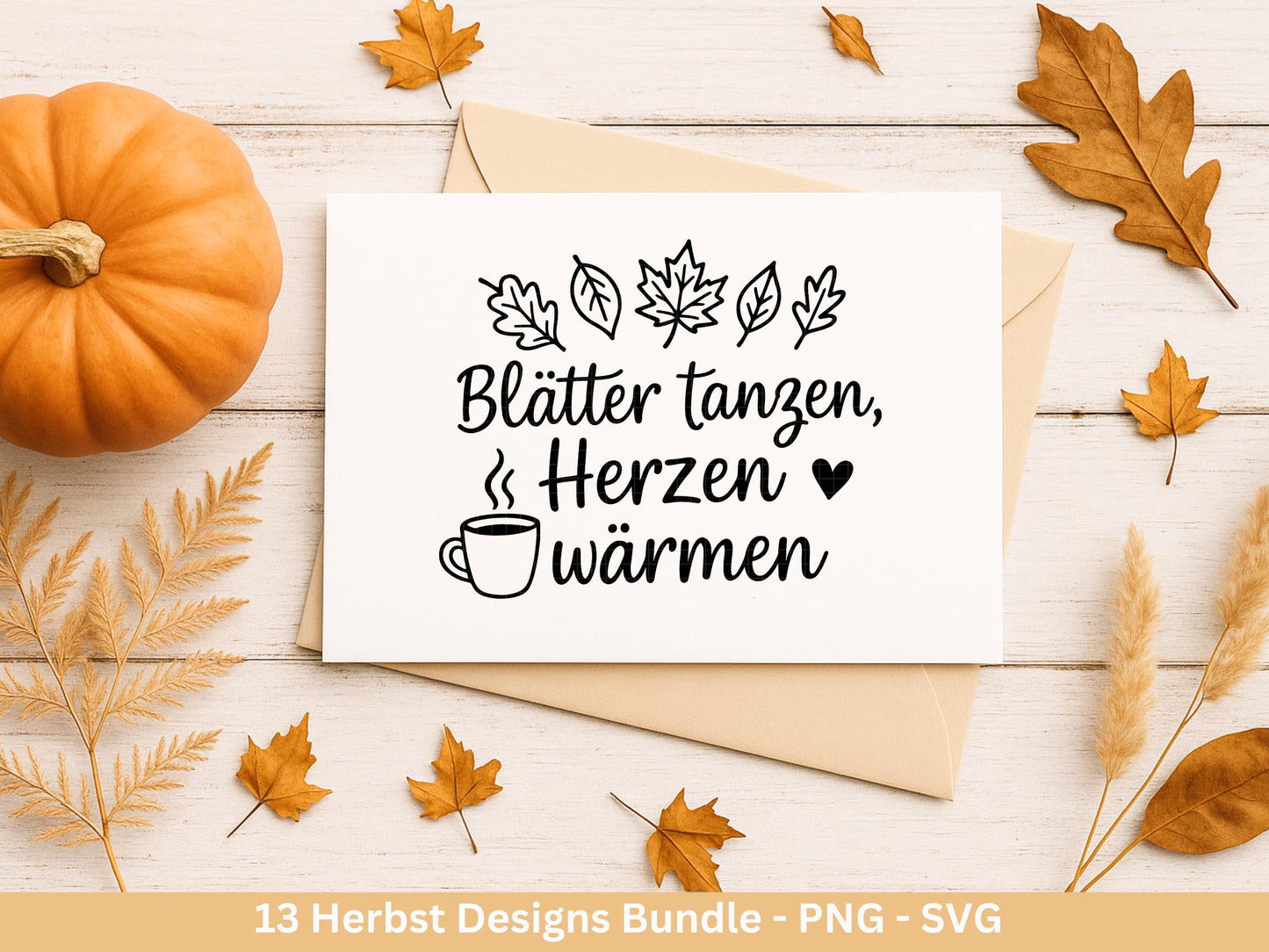Plotterdatei Herbst - Herbst svg - Hallo Herbst - Laserdatei Herbst - Kürbis svg - Pilz svg - Deutsche Herbst Sprüche SVG Datei - Cricut