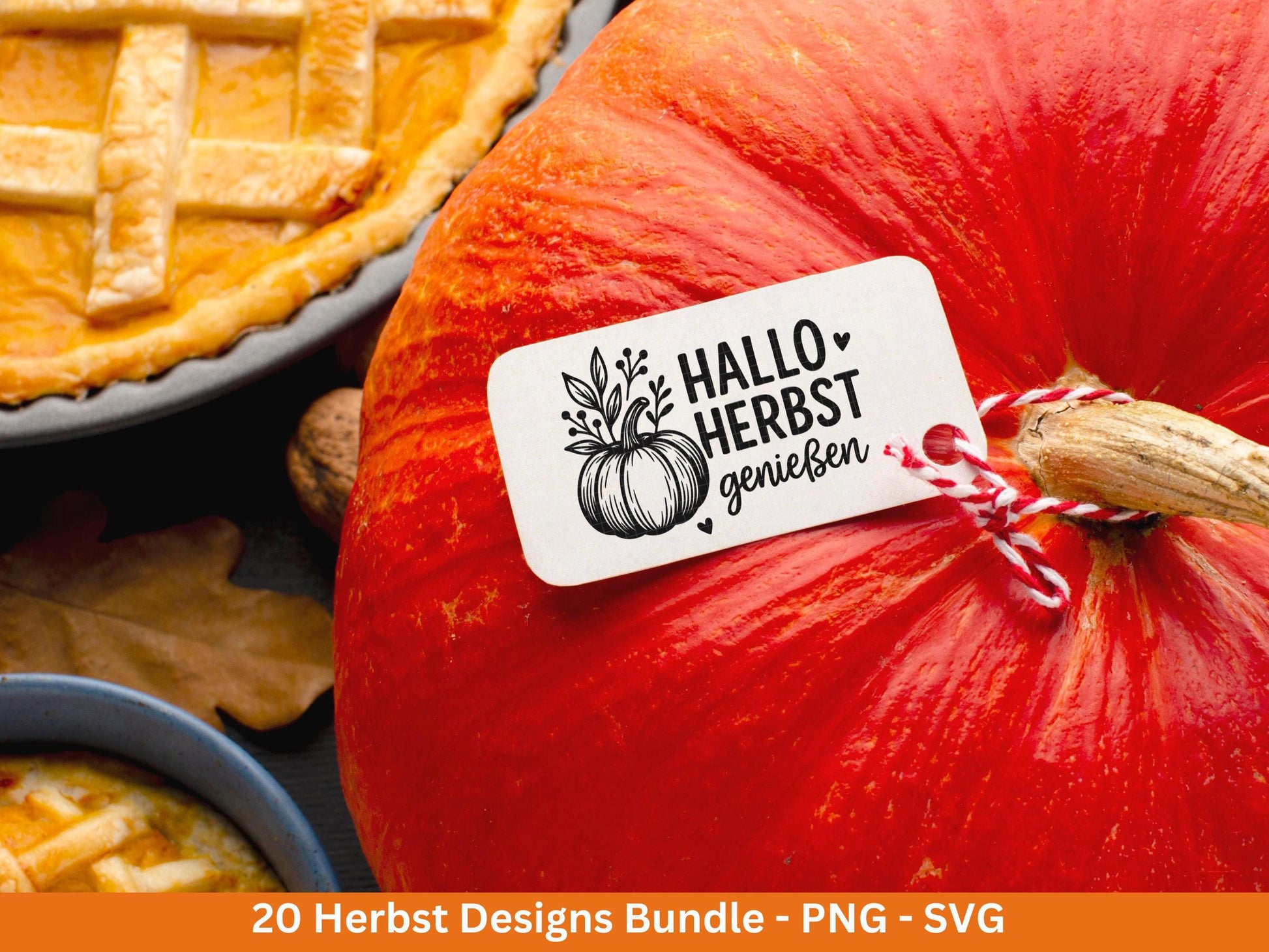Plotterdatei Herbst - Herbst svg - Hallo Herbst - Herbstzauber svg - Laserdatei Herbst - Kürbis svg - Igel svg - Pilz svg - Herbst Sprüche