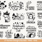Plotterdatei Herbst - Herbst svg - Hallo Herbst - Herbstzauber svg - Laserdatei Herbst - Kürbis svg - Igel svg - Pilz svg - Herbst Sprüche