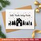 Plotterdatei Weihnachten Svg , Weihnachtshäuser Svg - Weihnachten Laserdatei - Home Svg - Cricut Svg - Weihnachten deutsch - Weihnachtsdeko