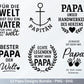 Deutsche Plotterdatei Papa- Vatertagsgeschenk - Papa svg - Deutsche Sprüche Svg - Familie Svg - Cricut svg - Laserdatei Papa - Geschenk Papa