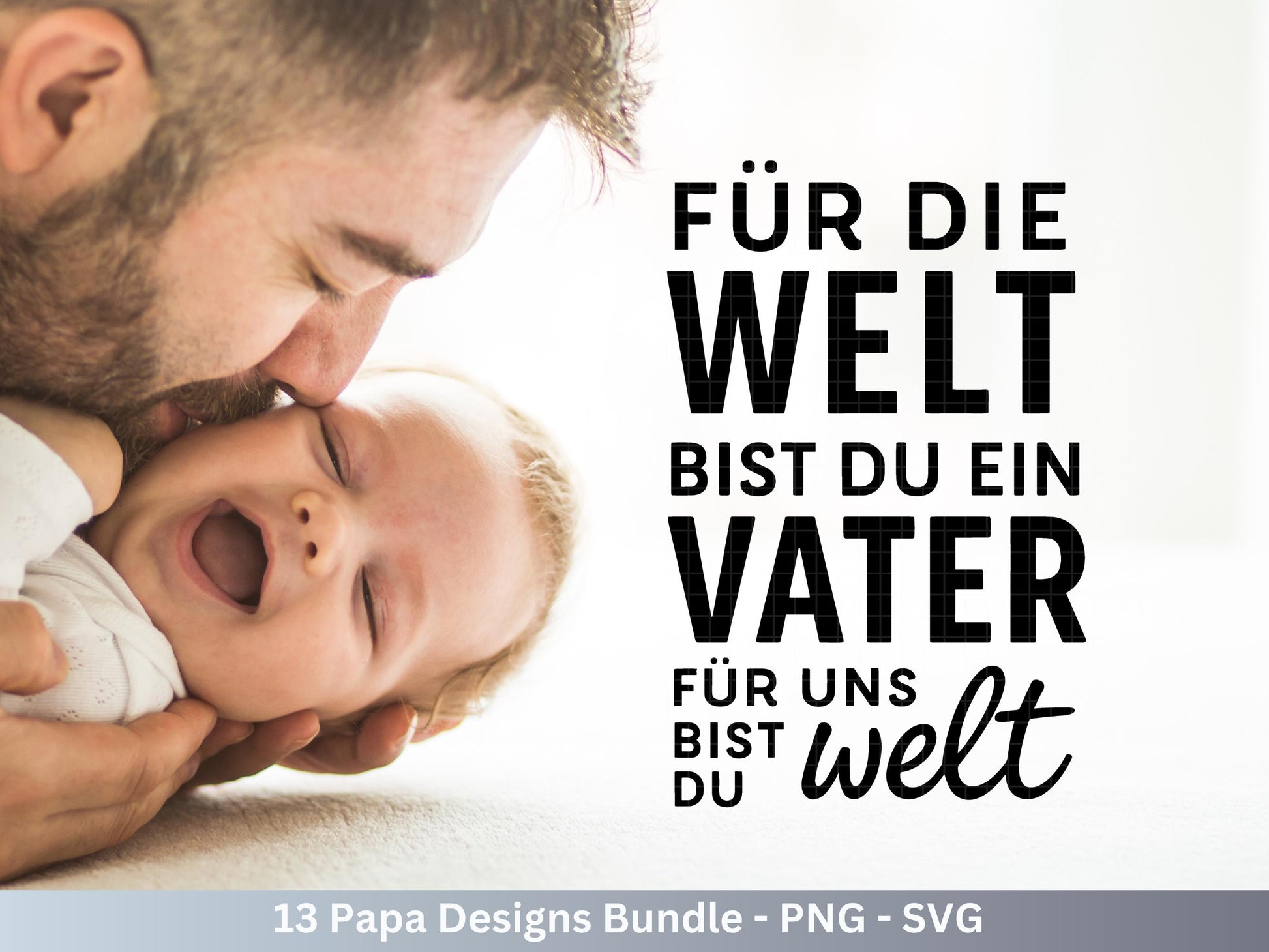 Deutsche Plotterdatei Papa- Vatertagsgeschenk - Papa svg - Deutsche Sprüche Svg - Familie Svg - Cricut svg - Laserdatei Papa - Geschenk Papa