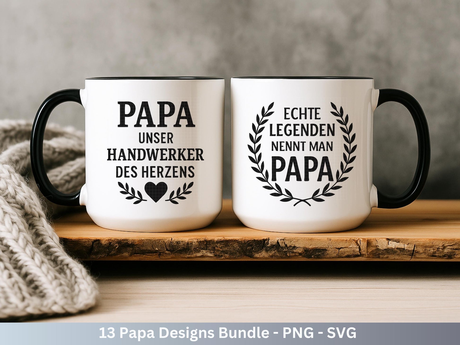 Deutsche Plotterdatei Papa- Vatertagsgeschenk - Papa svg - Deutsche Sprüche Svg - Familie Svg - Cricut svg - Laserdatei Papa - Geschenk Papa