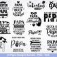 Deutsche Plotterdatei Papa- Vatertagsgeschenk - Papa svg - Deutsche Sprüche Svg - Familie Svg - Cricut svg - Laserdatei Papa - Geschenk Papa