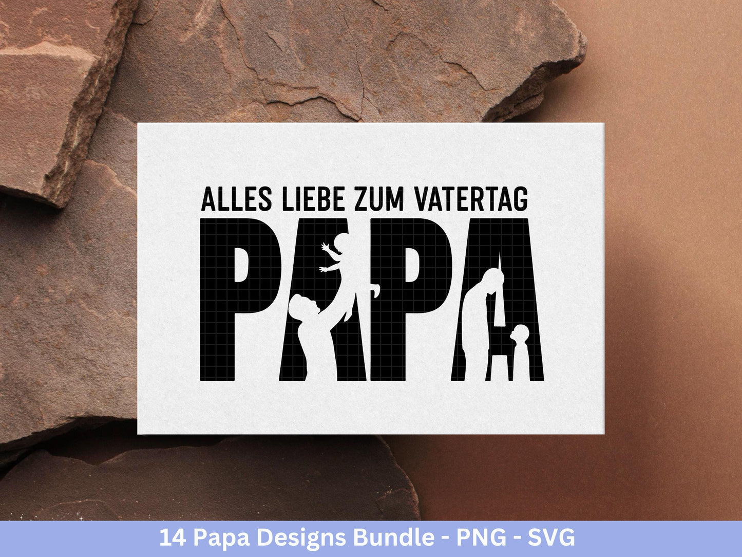 Deutsche Plotterdatei Papa- Vatertagsgeschenk - Papa svg - Deutsche Sprüche Svg - Familie Svg - Cricut svg - Laserdatei Papa - Geschenk Papa